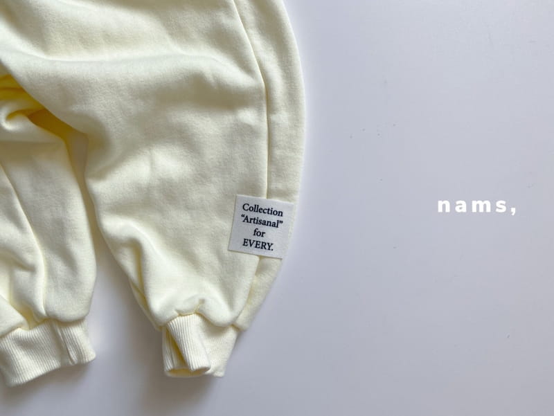 NAMS - Korean Children Fashion - #Kfashion4kids - Artisanal Label Fleece Pants - 2