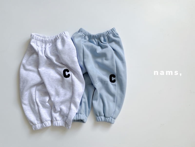 NAMS - Korean Children Fashion - #Kfashion4kids - C Embroidery Top Bottom Set - 10