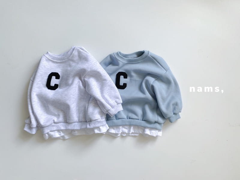 NAMS - Korean Children Fashion - #Kfashion4kids - C Embroidery Top Bottom Set - 9