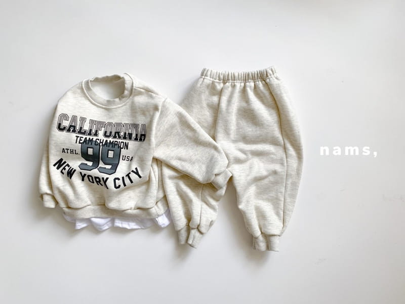 NAMS - Korean Children Fashion - #Kfashion4kids - 99 Fleece Top Bottom Set