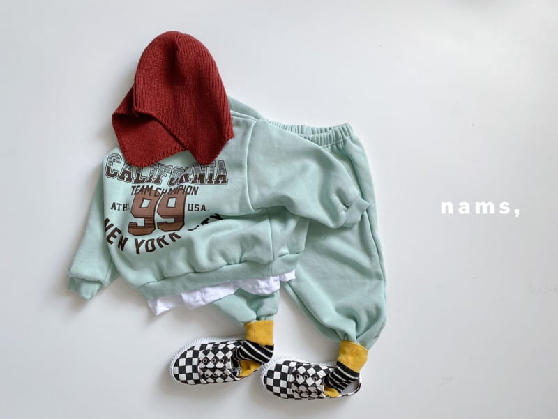 NAMS - Korean Children Fashion - #Kfashion4kids - 99 Fleece Top Bottom Set - 6