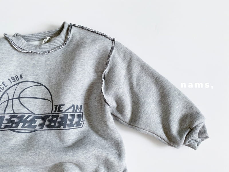 NAMS - Korean Children Fashion - #Kfashion4kids - Basket Ball Fleece Sweatshirt - 4
