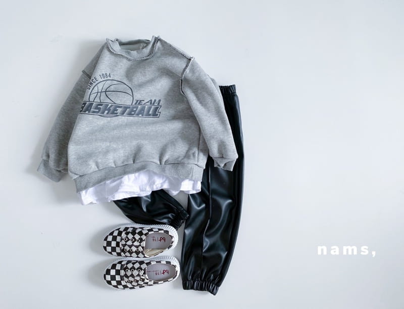NAMS - Korean Children Fashion - #Kfashion4kids - Basket Ball Fleece Sweatshirt - 6