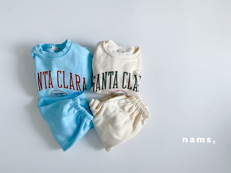 NAMS - Korean Children Fashion - #Kfashion4kids - Santau Fleece Top Bottom Set