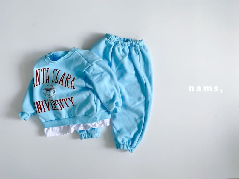 NAMS - Korean Children Fashion - #Kfashion4kids - Santau Fleece Top Bottom Set - 4