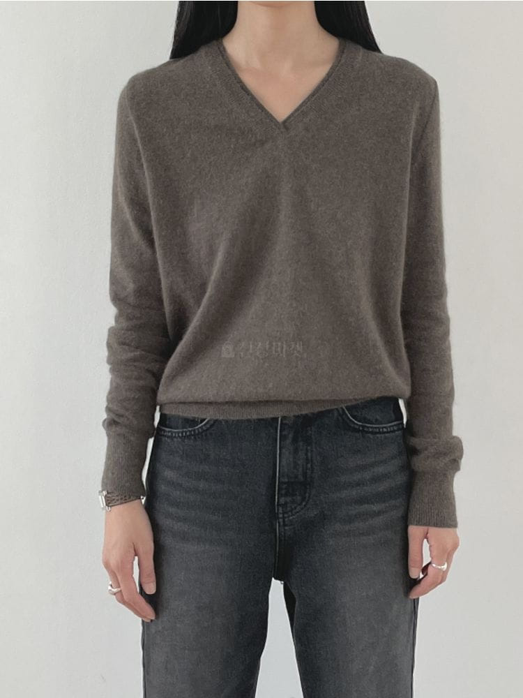 NAN - Korean Children Fashion - #Kfashion4kids - Racoon Double V Neck Knit - 4