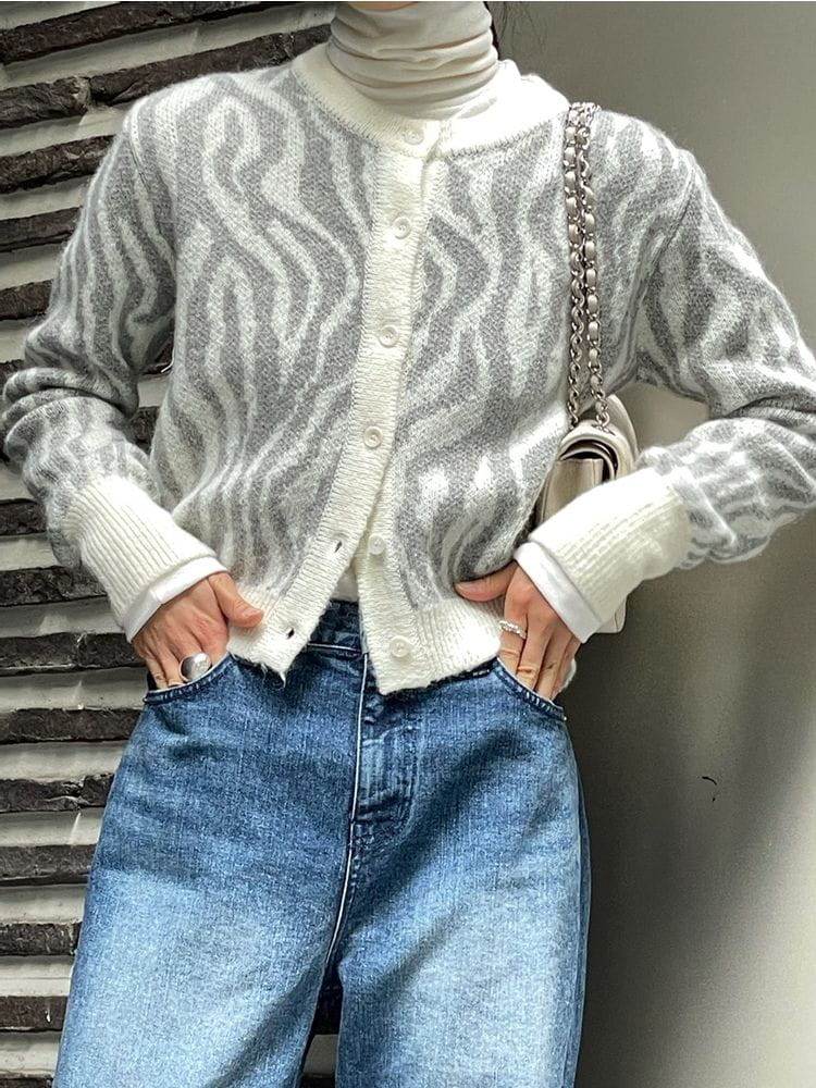 NAN - Korean Children Fashion - #Kfashion4kids - Zebra Cardigan - 3