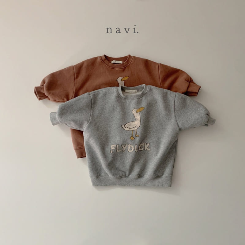 NAVI - Korean Children Fashion - #Kfashion4kids - Duck Long Sweatshirt