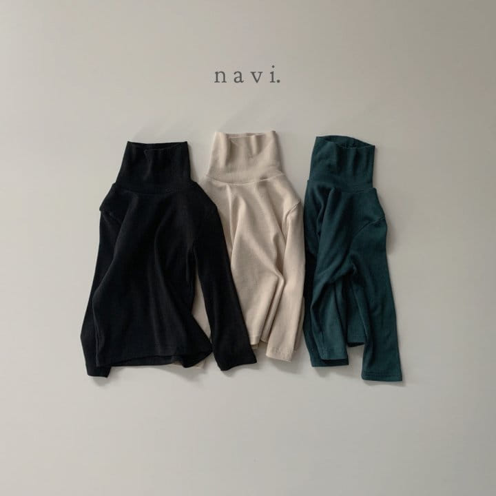 NAVI - Korean Children Fashion - #Kfashion4kids - Mild Turtleneck Tee