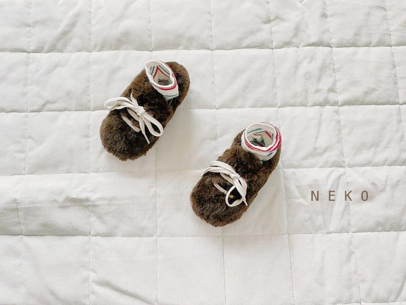 NEKO - Korean Children Fashion - #Kfashion4kids - Miu Mink Pur Sneakers