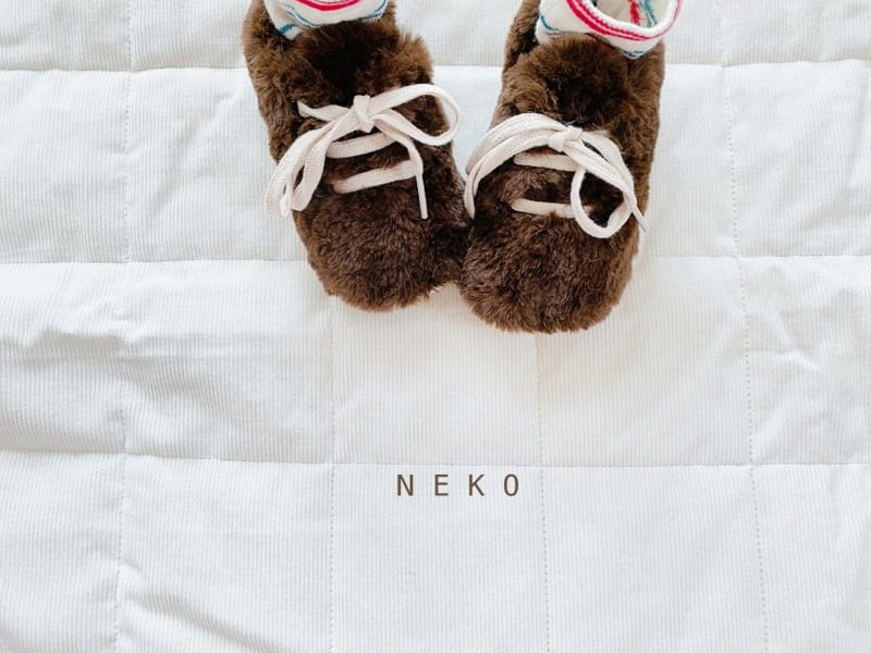 NEKO - Korean Children Fashion - #Kfashion4kids - Miu Mink Pur Sneakers - 10