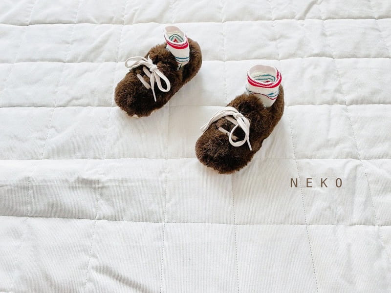 NEKO - Korean Children Fashion - #Kfashion4kids - Miu Mink Pur Sneakers - 3