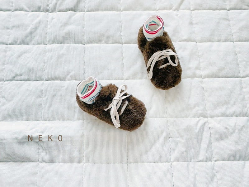 NEKO - Korean Children Fashion - #Kfashion4kids - Miu Mink Pur Sneakers - 4