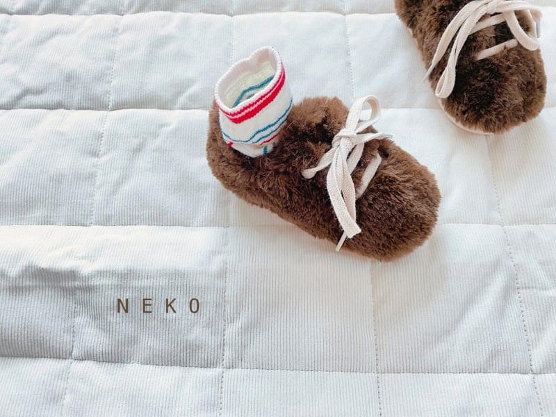 NEKO - Korean Children Fashion - #Kfashion4kids - Miu Mink Pur Sneakers - 5