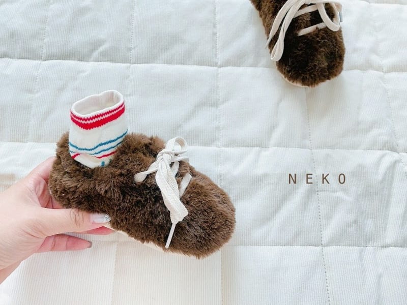 NEKO - Korean Children Fashion - #Kfashion4kids - Miu Mink Pur Sneakers - 6