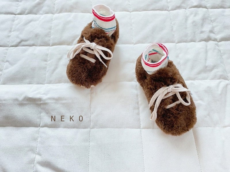 NEKO - Korean Children Fashion - #Kfashion4kids - Miu Mink Pur Sneakers - 7