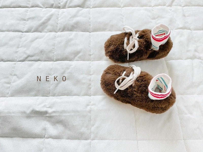 NEKO - Korean Children Fashion - #Kfashion4kids - Miu Mink Pur Sneakers - 9