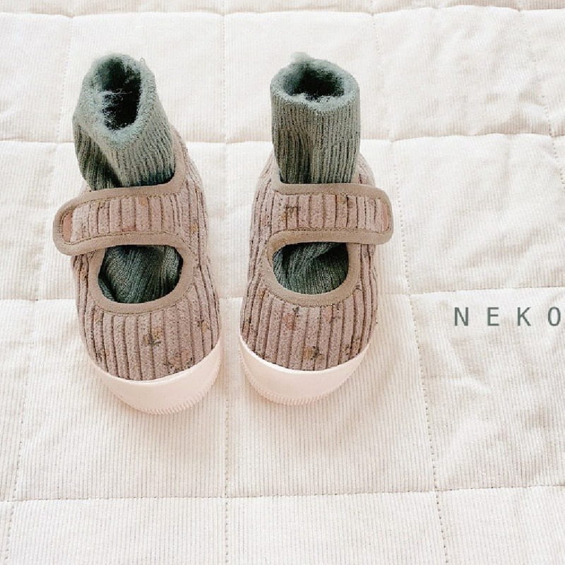 NEKO - Korean Children Fashion - #Kfashion4kids - NK 852 Rib Floral Slip-on - 2
