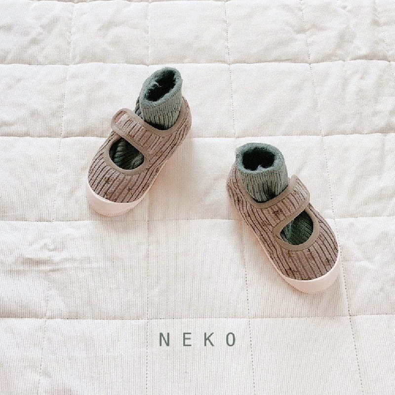 NEKO - Korean Children Fashion - #Kfashion4kids - NK 852 Rib Floral Slip-on - 3