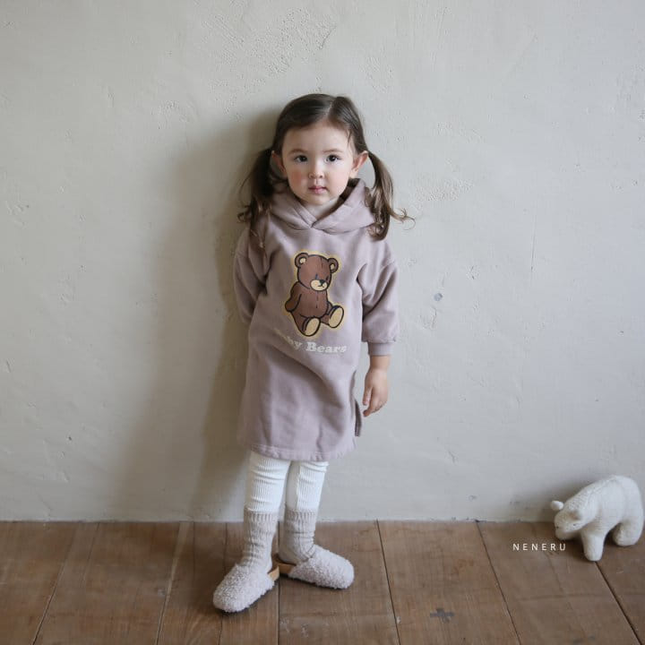 NENERU - Korean Children Fashion - #Kfashion4kids - Bebe Bear One-piece - 2