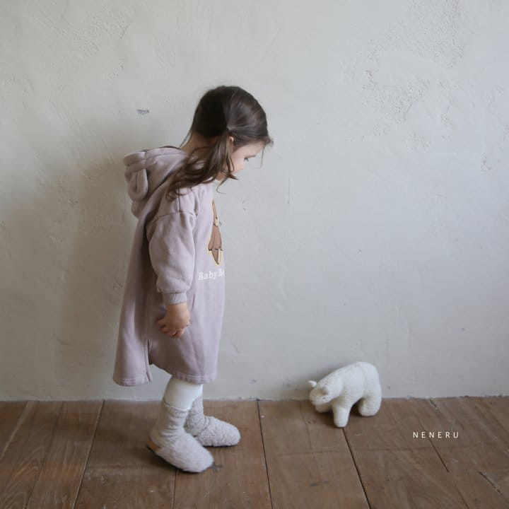 NENERU - Korean Children Fashion - #Kfashion4kids - Bebe Bear One-piece - 3
