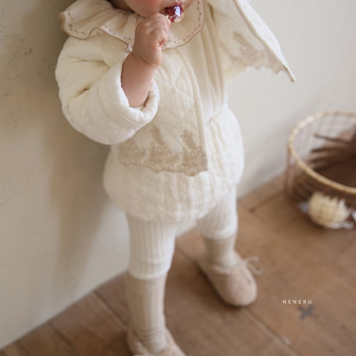 NENERU - Korean Children Fashion - #Kfashion4kids - Monshell Quilting Top Bottom Set - 11