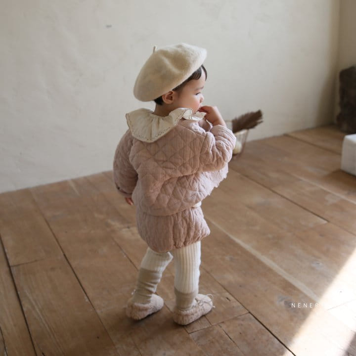 NENERU - Korean Children Fashion - #Kfashion4kids - Monshell Quilting Top Bottom Set - 4