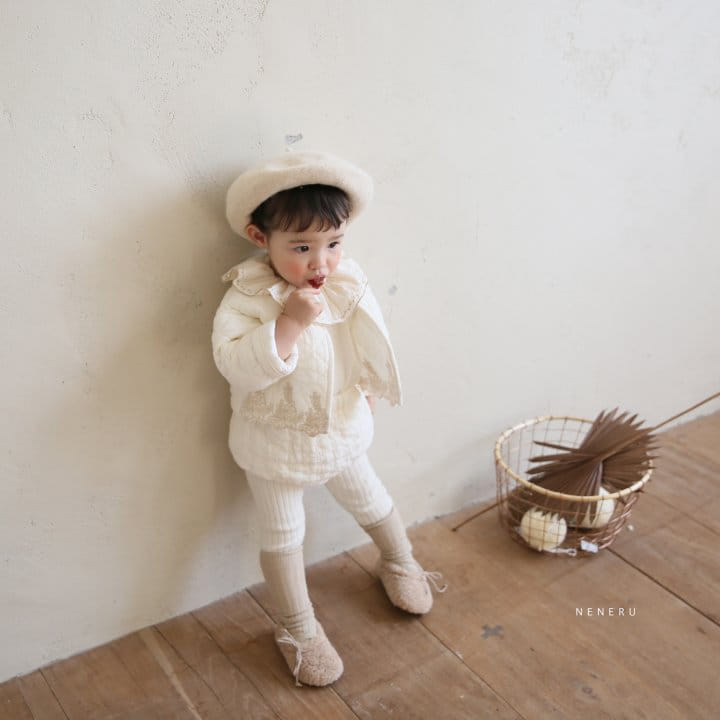 NENERU - Korean Children Fashion - #Kfashion4kids - Monshell Quilting Top Bottom Set - 7