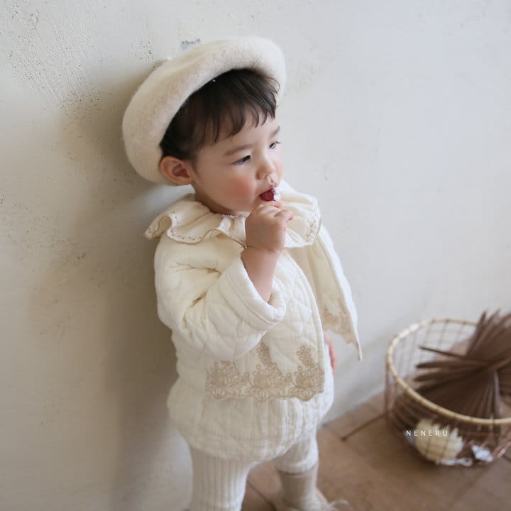 NENERU - Korean Children Fashion - #Kfashion4kids - Monshell Quilting Top Bottom Set - 8