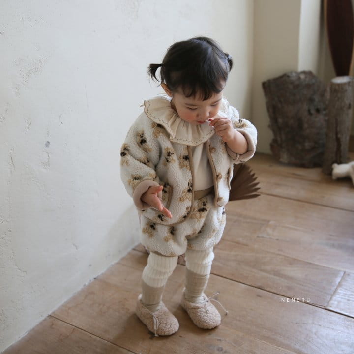 NENERU - Korean Children Fashion - #Kfashion4kids - Toto Bear Jumper Bottom Set - 2