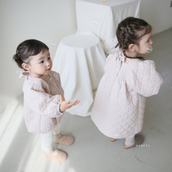 NENERU - Korean Children Fashion - #Kfashion4kids - Dorosi Quilting One-piece - 12