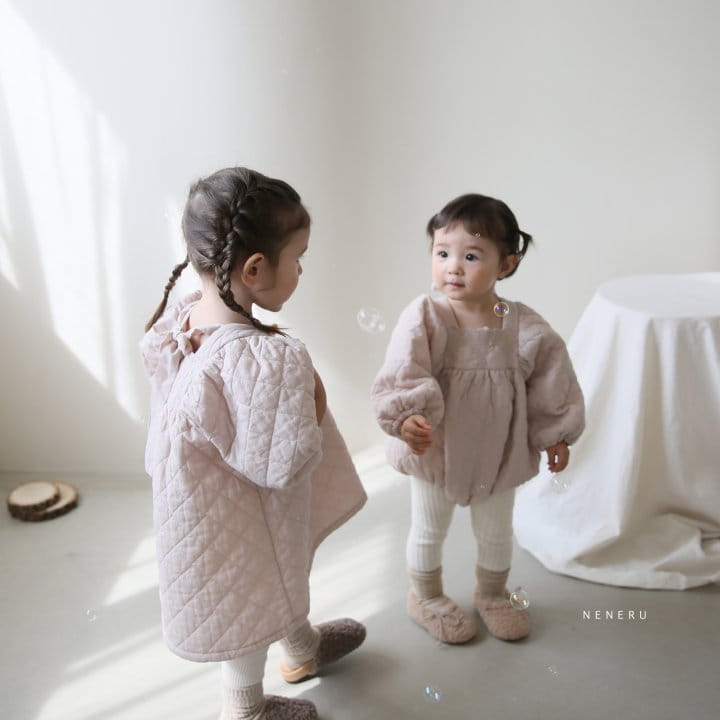 NENERU - Korean Children Fashion - #Kfashion4kids - Dorosi Quilting One-piece - 3