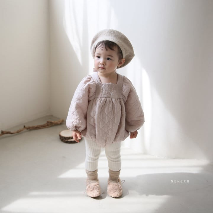 NENERU - Korean Children Fashion - #Kfashion4kids - Dorosi Quilting Bodysuit - 12