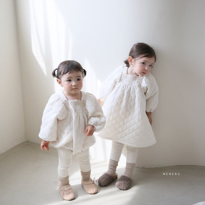 NENERU - Korean Children Fashion - #Kfashion4kids - Dorosi Quilting Bodysuit - 2
