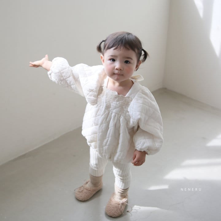 NENERU - Korean Children Fashion - #Kfashion4kids - Dorosi Quilting Bodysuit - 3