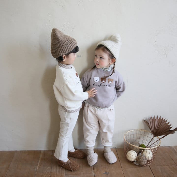 NENERU - Korean Children Fashion - #Kfashion4kids - Three Bear Tee