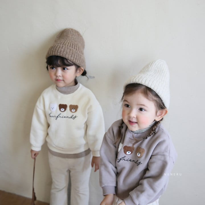 NENERU - Korean Children Fashion - #Kfashion4kids - Three Bear Tee - 3