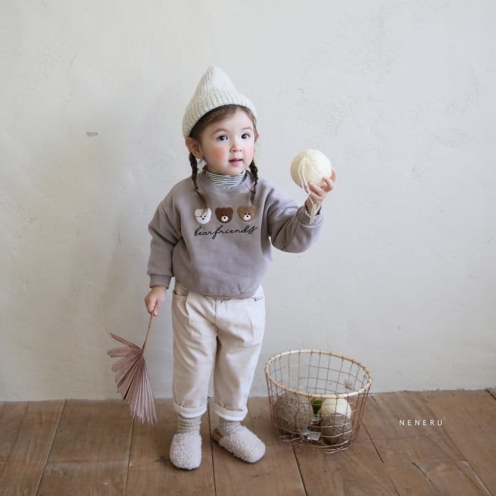 NENERU - Korean Children Fashion - #Kfashion4kids - Three Bear Tee - 4