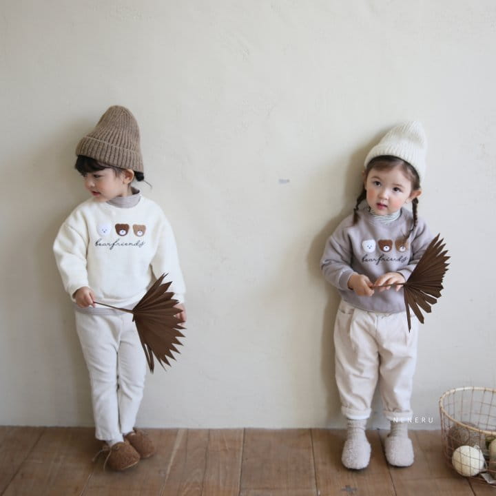 NENERU - Korean Children Fashion - #Kfashion4kids - Three Bear Tee - 5