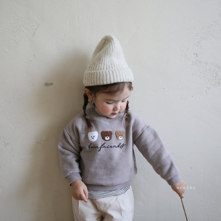 NENERU - Korean Children Fashion - #Kfashion4kids - Three Bear Tee - 6