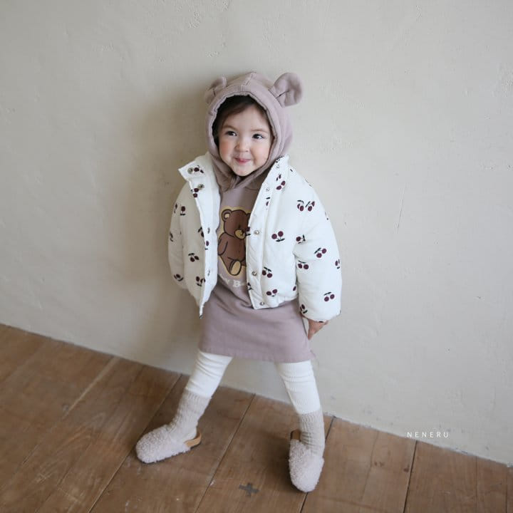 NENERU - Korean Children Fashion - #Kfashion4kids - Cherry Padding - 6
