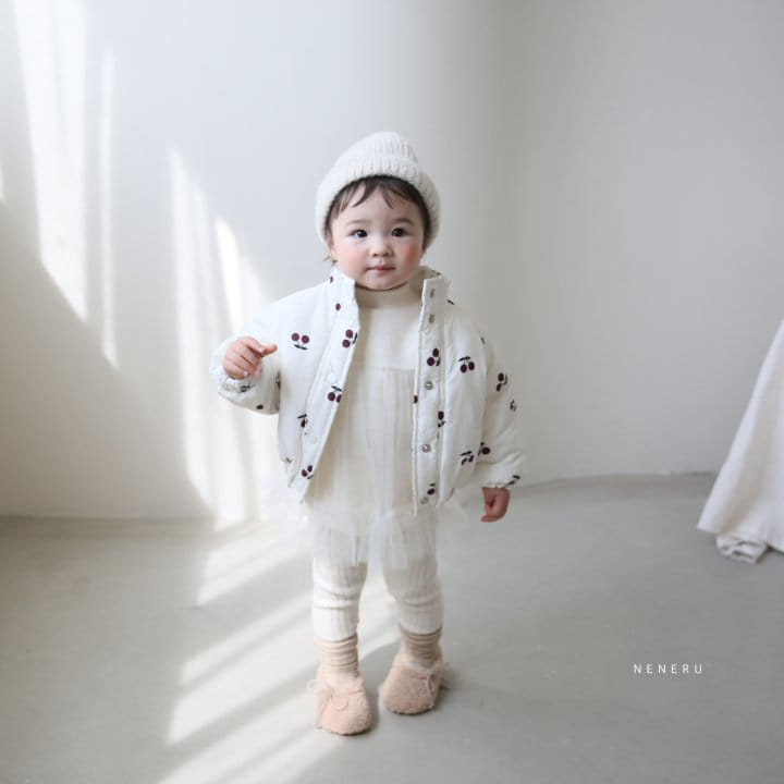 NENERU - Korean Children Fashion - #Kfashion4kids - Bebe Cherry Padding