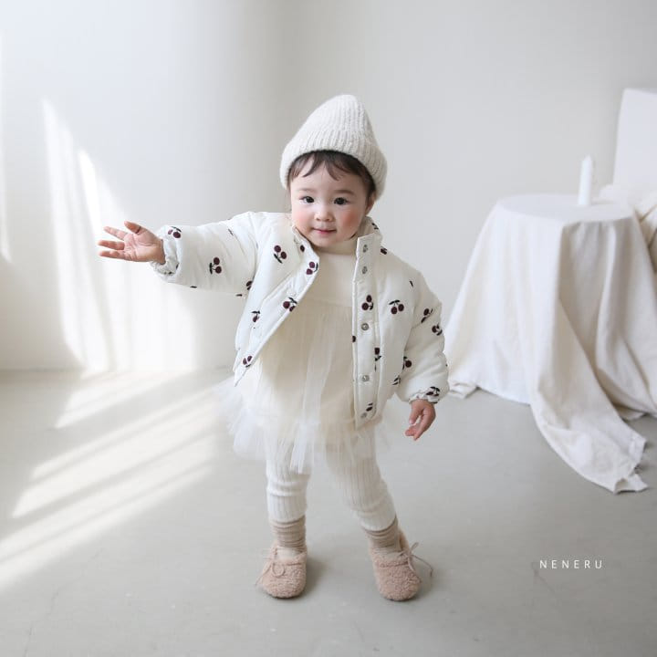 NENERU - Korean Children Fashion - #Kfashion4kids - Bebe Cherry Padding - 4