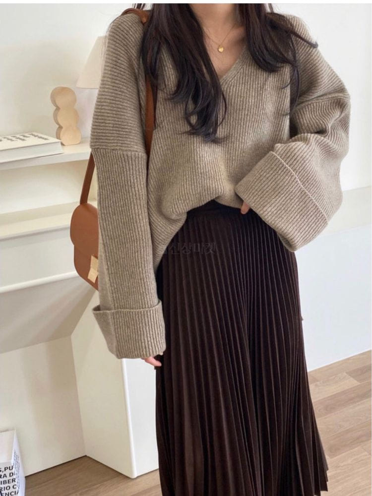 NEUF NINE - Korean Children Fashion - #Kfashion4kids - Lamb's Wool V Knit - 4