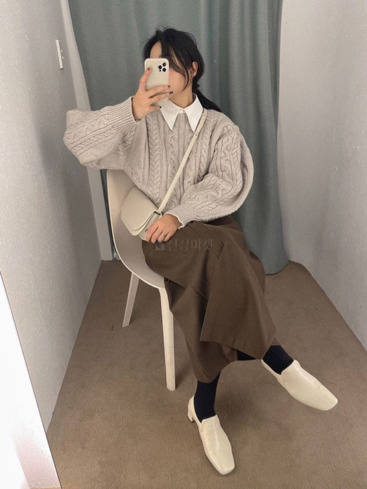 NEUF NINE - Korean Children Fashion - #Kfashion4kids - Pintuck Long Skirt