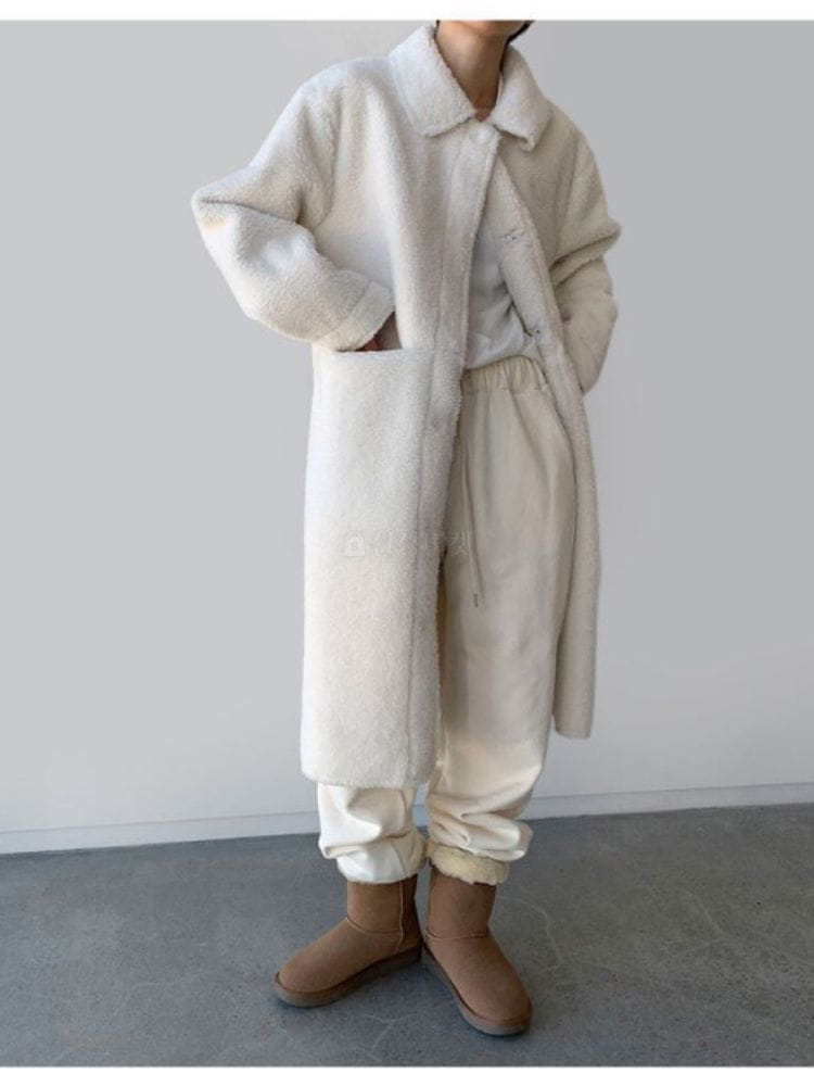 NEUF NINE - Korean Children Fashion - #Kfashion4kids - Fleece Long Mustang - 4