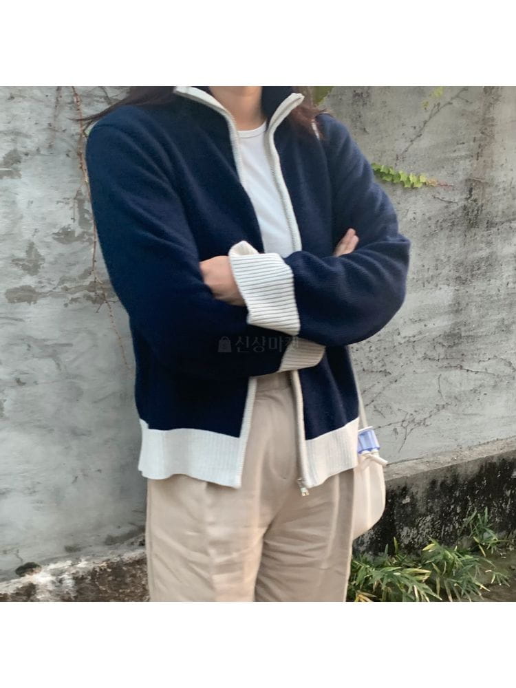 NEUF NINE - Korean Children Fashion - #Kfashion4kids - Half Color Jumper