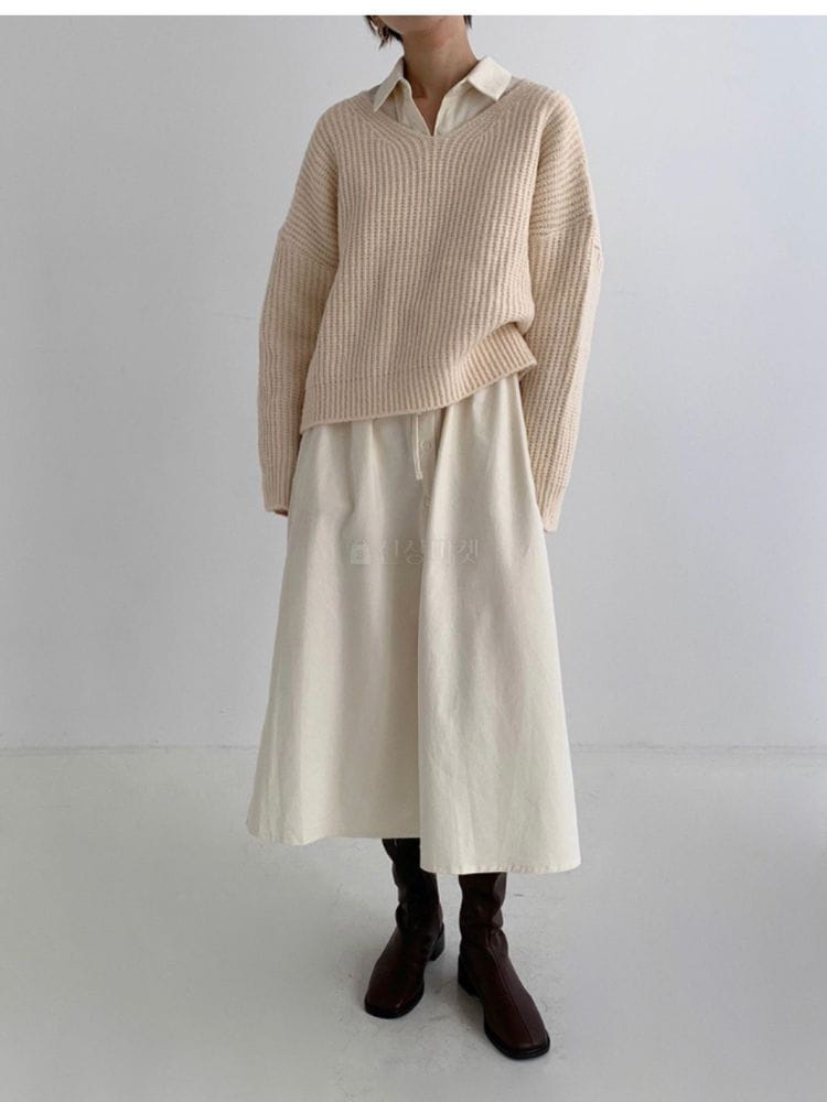 NEUF NINE - Korean Children Fashion - #Kfashion4kids - Peach String Knit - 2