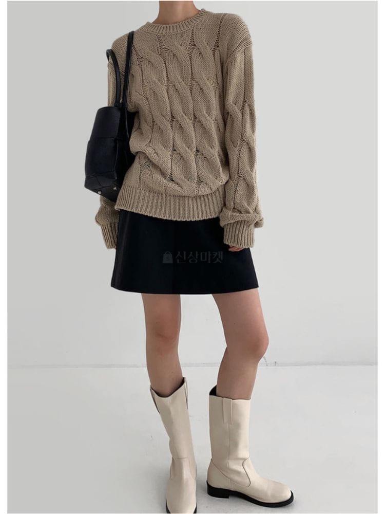 NEUF NINE - Korean Children Fashion - #Kfashion4kids - Twist Over Knit - 5