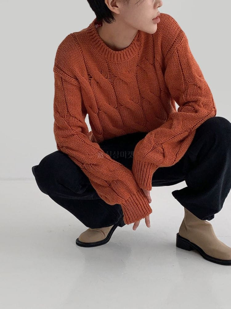 NEUF NINE - Korean Children Fashion - #Kfashion4kids - Twist Over Knit - 8